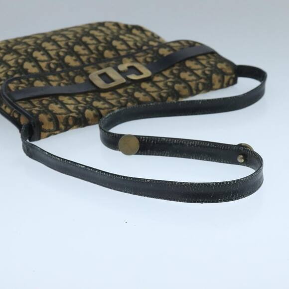 DIOR Trotter Canvas Shoulder Bag Navy - Picture 7 of 13